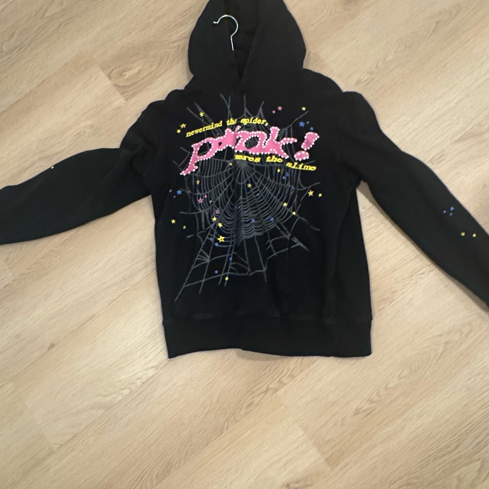 Black SP5DER YOUNG THUG hoodie
